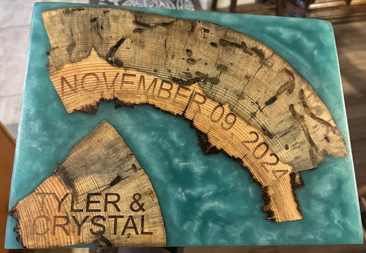 Epoxy charcuterie board