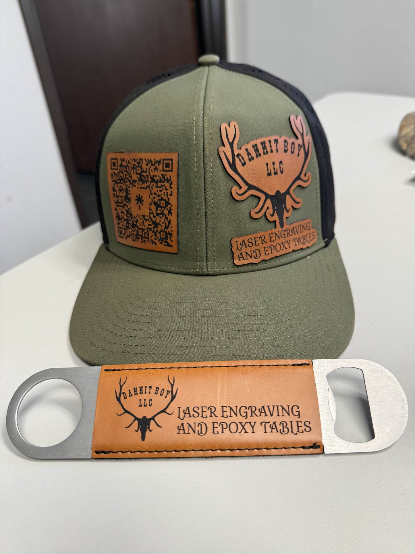 Leather Patch Hats