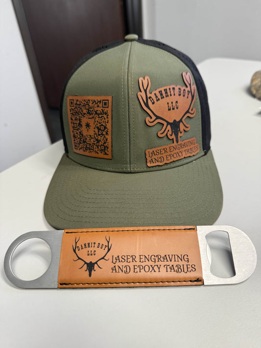 Leather Patch Hats